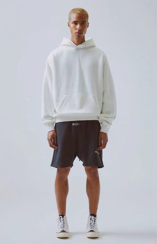 High Quality Fear Of God Sweatshirts Blue Fleece Embroidered Collection