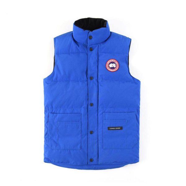Best Selling Canada Goose Vest White Polyester Embroidery Style