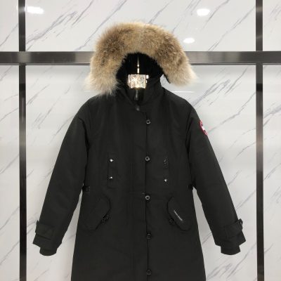 Best Selling Canada Goose Coats Black Polyester Embroidery Luxury