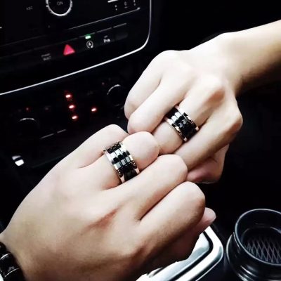 High Quality Bvlgari Rings Gold Logo Collection