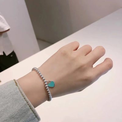 Premium Quality Tiffany Bracelet Silver Luxury