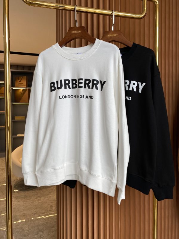 Luxury Burberry Sweatshirts Black Washed Luxury