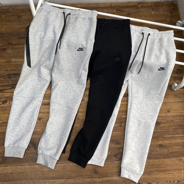 Premium Quality Nike Trousers Gray Cotton Streetwear Collection