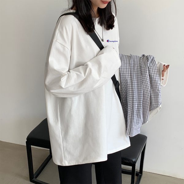 Best Selling Champion Long Sleeves Cotton Solid Luxury