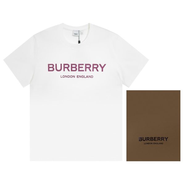 High Quality Burberry Short Sleeves Black Cotton Classic Collection