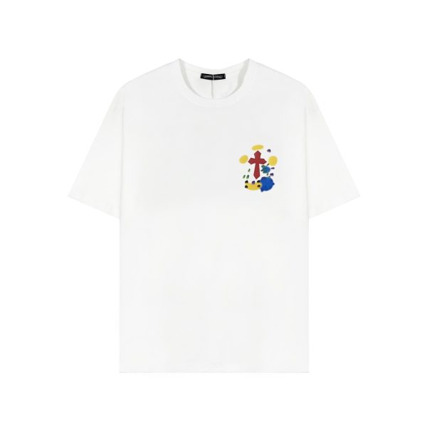 Premium Quality Chrome Hearts T-Shirts Cotton Print Luxury