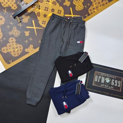 Premium Quality Tommy Hilfiger Trousers Black Casual Style