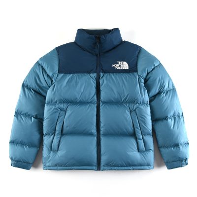Best Selling The North Face Down Jacket Blue Nylon Embroidery Style