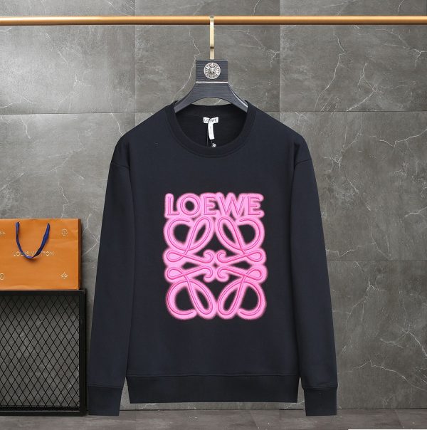 High Quality Loewe Sweatshirts Pink Cotton Classic Luxury