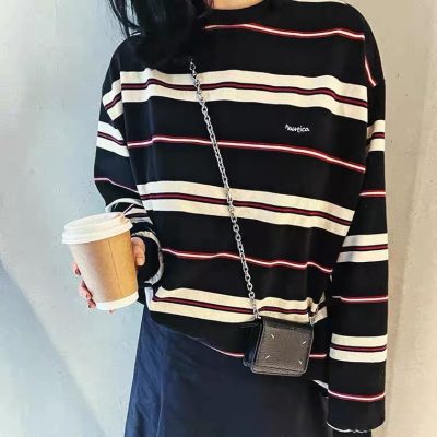 High Quality Nautica Long Sleeves Black Embroidered Collection