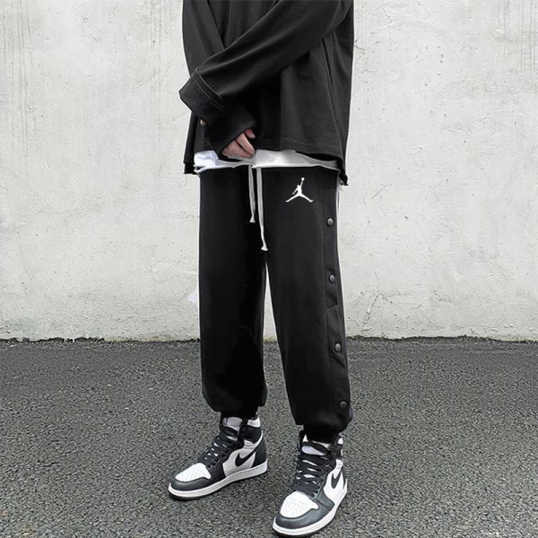 Premium Quality Jordan Sweatpants Black Fleece Casual Luxury