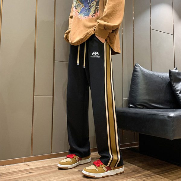 Premium Balenciaga Sweatpants Black Patchwork Collection
