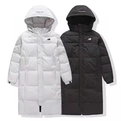 Luxury New Balance Down Jackets White Solid Collection