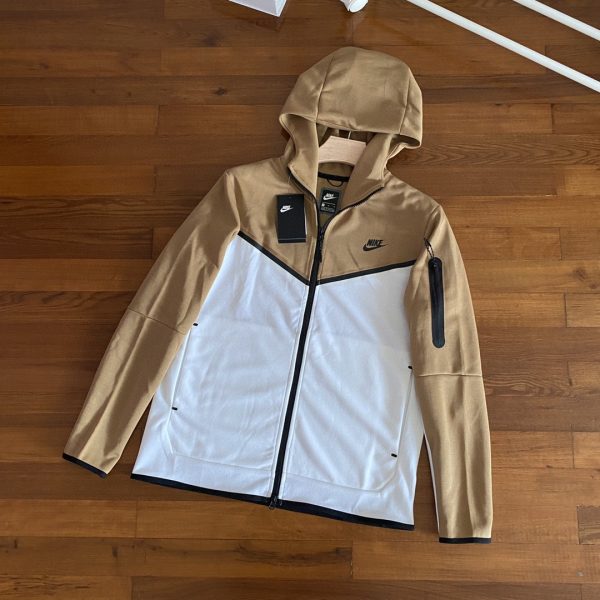 Luxury Nike Coat Khaki Cotton Collection