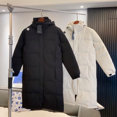 Luxury Descente Coats White Cotton Luxury