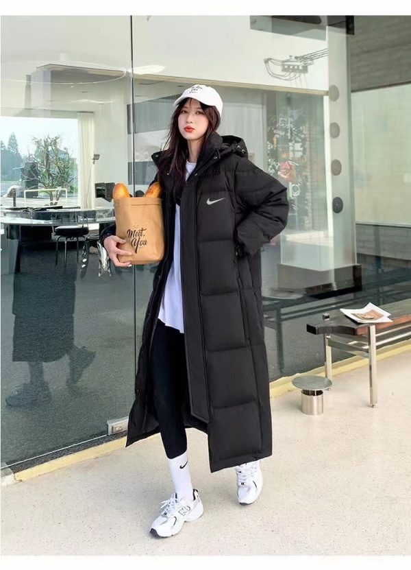 Premium Quality Nike Down Jackets White Nylon Breathable Collection