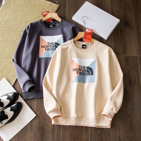 Best Selling The North Face Sweatshirts Cream Cotton Collection