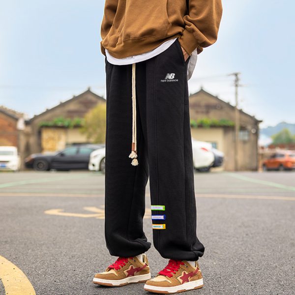 Best Selling New Balance Fleece Pants Silver Fleece Classic Style