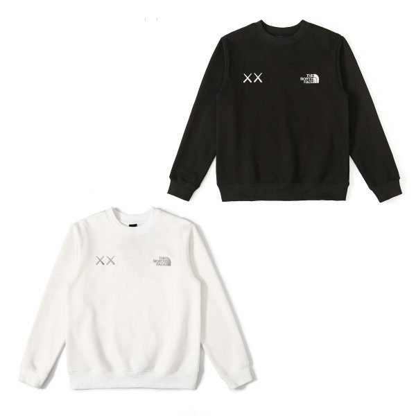 High Quality The North Face Sweatshirts Black Cotton Embroidered Style