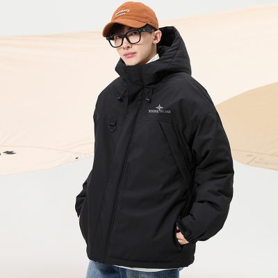Best Selling Stone Island Jackets Black Classic Style