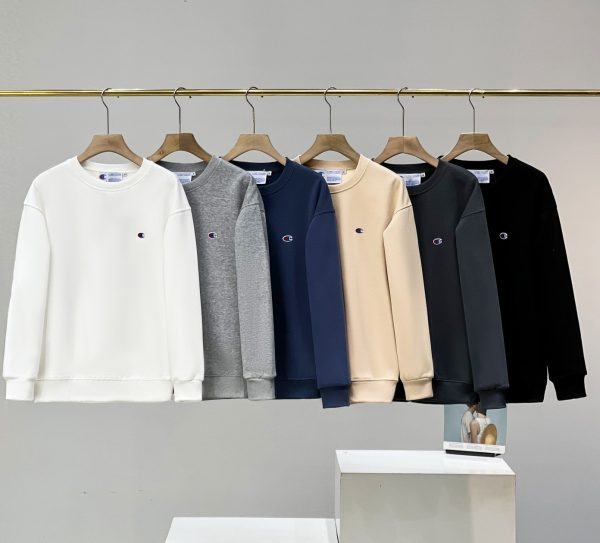 High Quality Champion Sweatshirts Silver Fleece Luxury