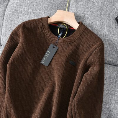 Best Selling Zegna Sweatshirts Black Cotton Casual Luxury