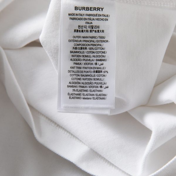 Best Selling Burberry Short-Sleeved Shirts Black Logo Style