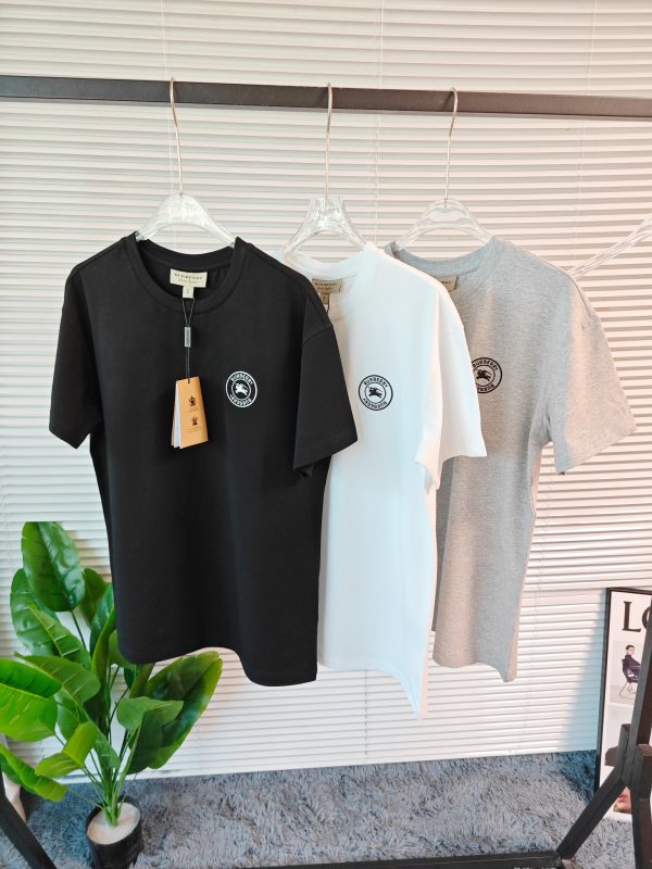 Best Selling Burberry Short Sleeves White Cotton Classic Luxury
