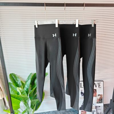 Luxury Under Armour Yoga Pants Black Nylon Solid Luxury