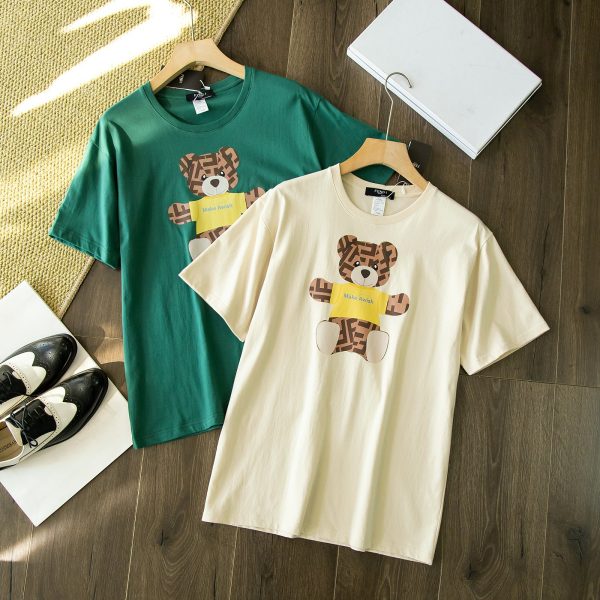 Premium Fendi T-Shirts Green Luxury