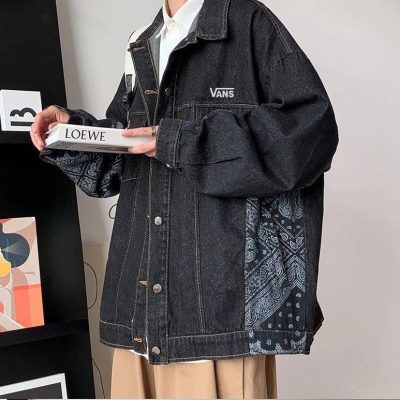 Premium Quality Vans Shirts Black Denim Style