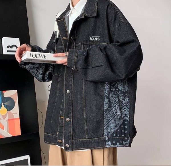 Premium Quality Vans Shirts Black Denim Style