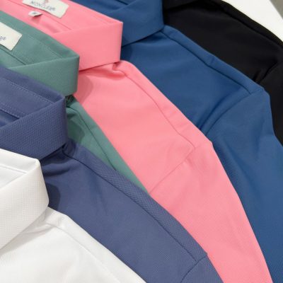 High Quality Moncler Short-Sleeved Black Silk Casual Collection