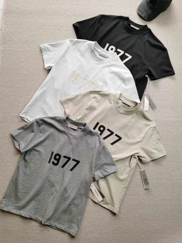 Premium Fear Of God Short Sleeves Black Cotton Print Collection