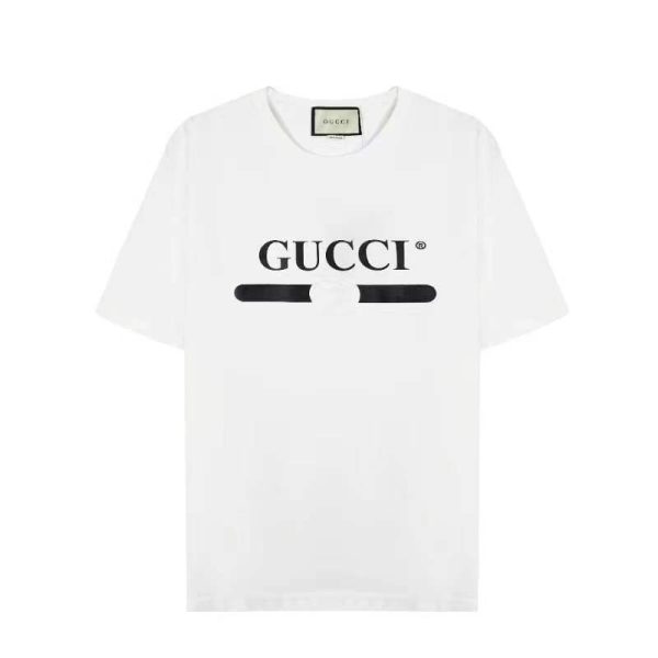 Premium Quality Gucci Short Sleeves Cotton Logo Collection
