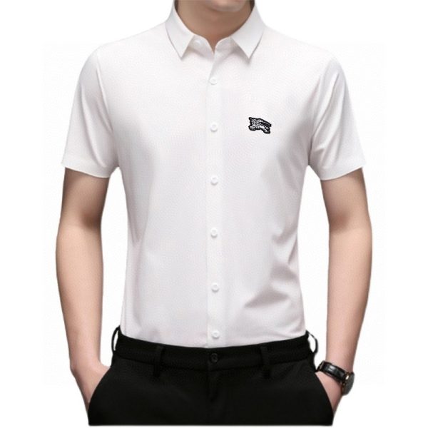High Quality Burberry Short Sleeves Gray Cotton Classic Style
