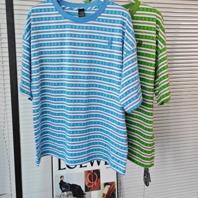 Premium Chrome Hearts T-Shirt Blue Jacquard Collection
