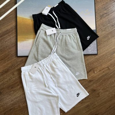 Luxury Nike Shorts Black Cotton Preppy Collection