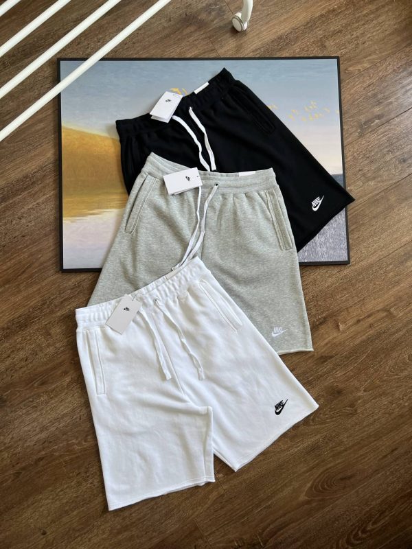 Luxury Nike Shorts Black Cotton Preppy Collection