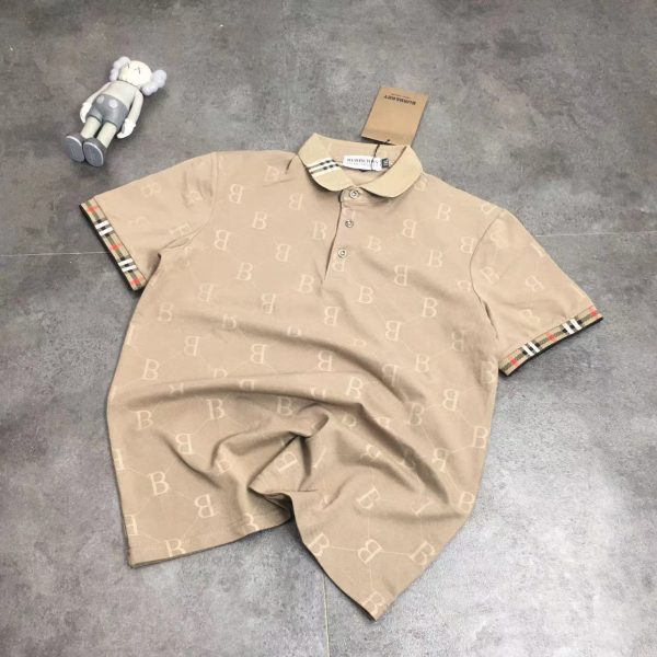 Premium Burberry Short-Sleeved Black Print Collection