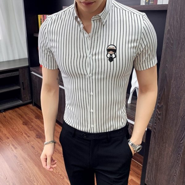 Premium Fendi Short Sleeves White Classic Style