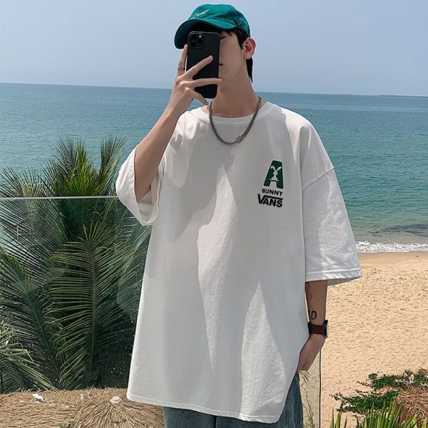 High Quality Vans Short Sleeves White Cotton Luxury