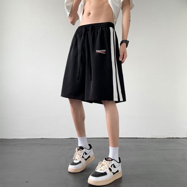 Premium Quality Balenciaga Shorts Black Silk Classic Luxury