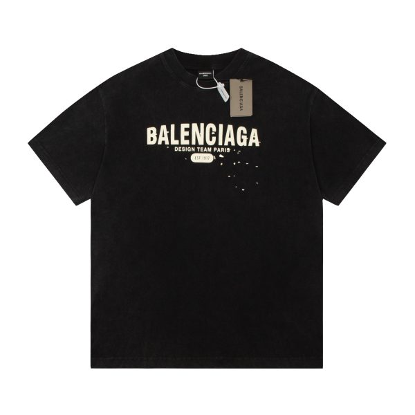 High Quality Balenciaga Short Sleeves Cotton Breathable Luxury
