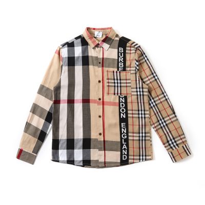 Premium Quality Burberry Long Sleeves Cotton Classic Style