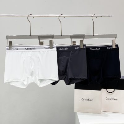 Premium Quality Calvin Klein Underwear Black Silk Breathable Style