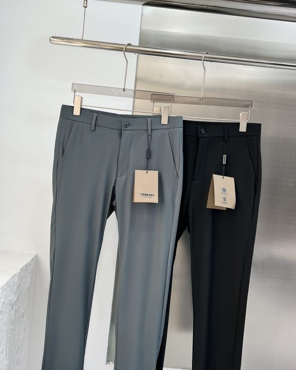 Premium Quality Burberry Casual Pants Black Silk Casual Collection