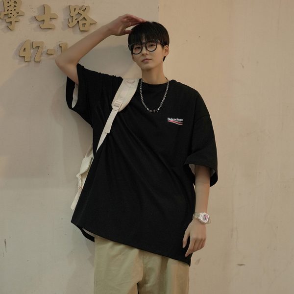 Premium Quality Balenciaga Short Sleeves Black Classic Style
