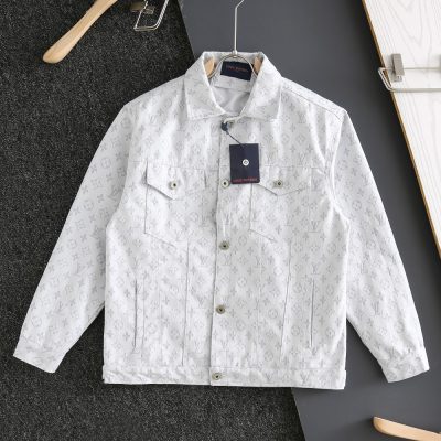 Best Selling Louis Vuitton Jackets Denim Jacquard Style