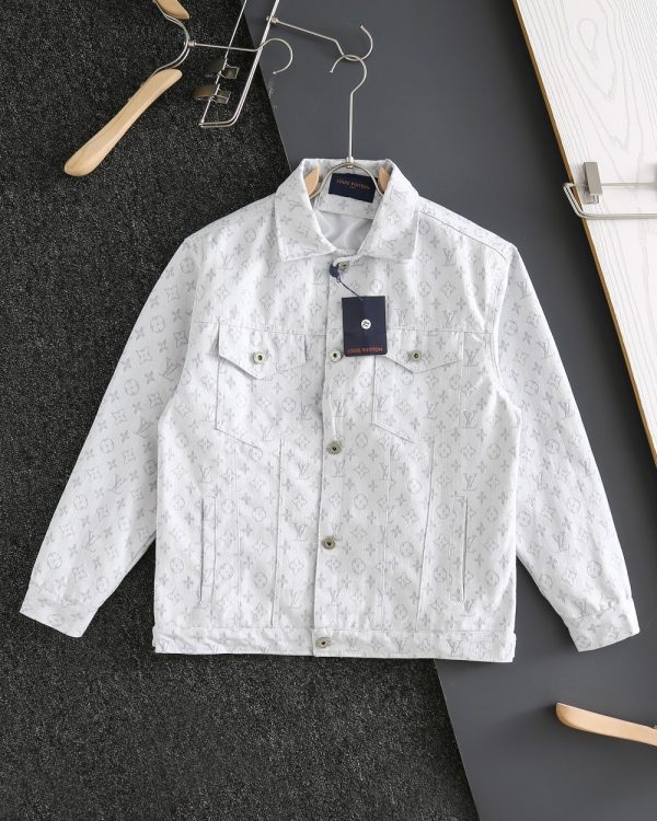 Best Selling Louis Vuitton Jackets Denim Jacquard Style